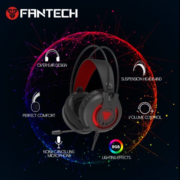 FANTECH HG20 CHIEF II Over-Ear Gaming Headset - Image 5