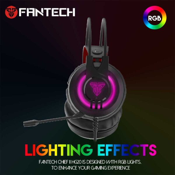 FANTECH HG20 CHIEF II Over-Ear Gaming Headset - Image 2