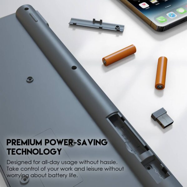 FANTECH WK895 GO Pop Office Wireless Keyboard Mouse Combo - BLACK - Image 4