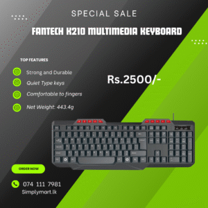 FANTECH K210 Multimedia Office Keyboard