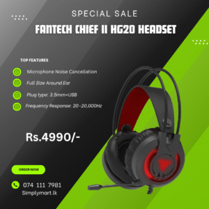 FANTECH HG20 CHIEF II Over-Ear Gaming Headset