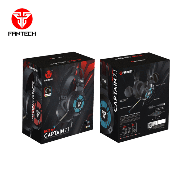 Fantech HG11-PRO CAPTAIN 7.1 RGB HEADSET - Image 6