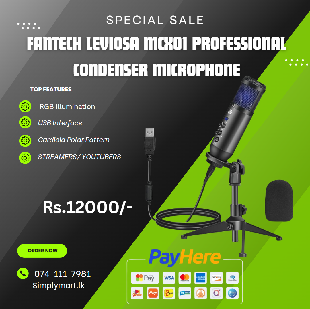 Fantech Leviosa MCX01 Professional Condenser Microphone