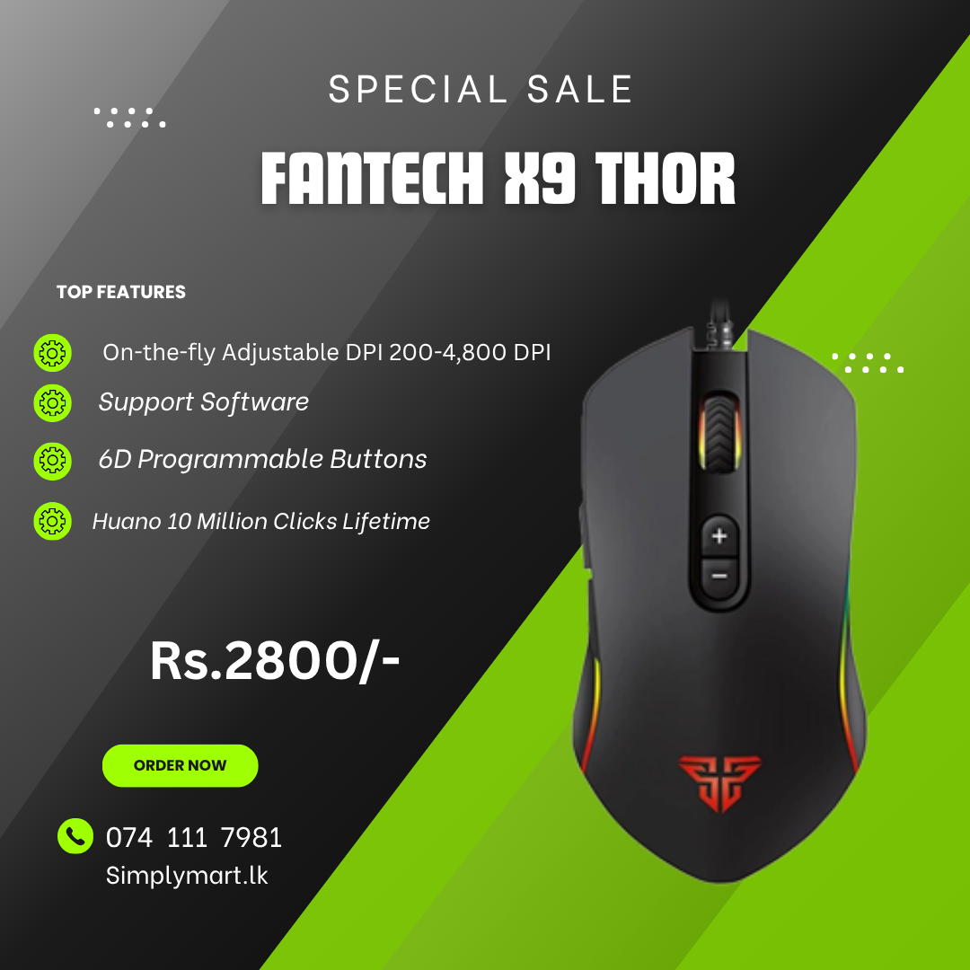 Fantech X16 V2 THOR II MACRO RGB GAMING MOUSE