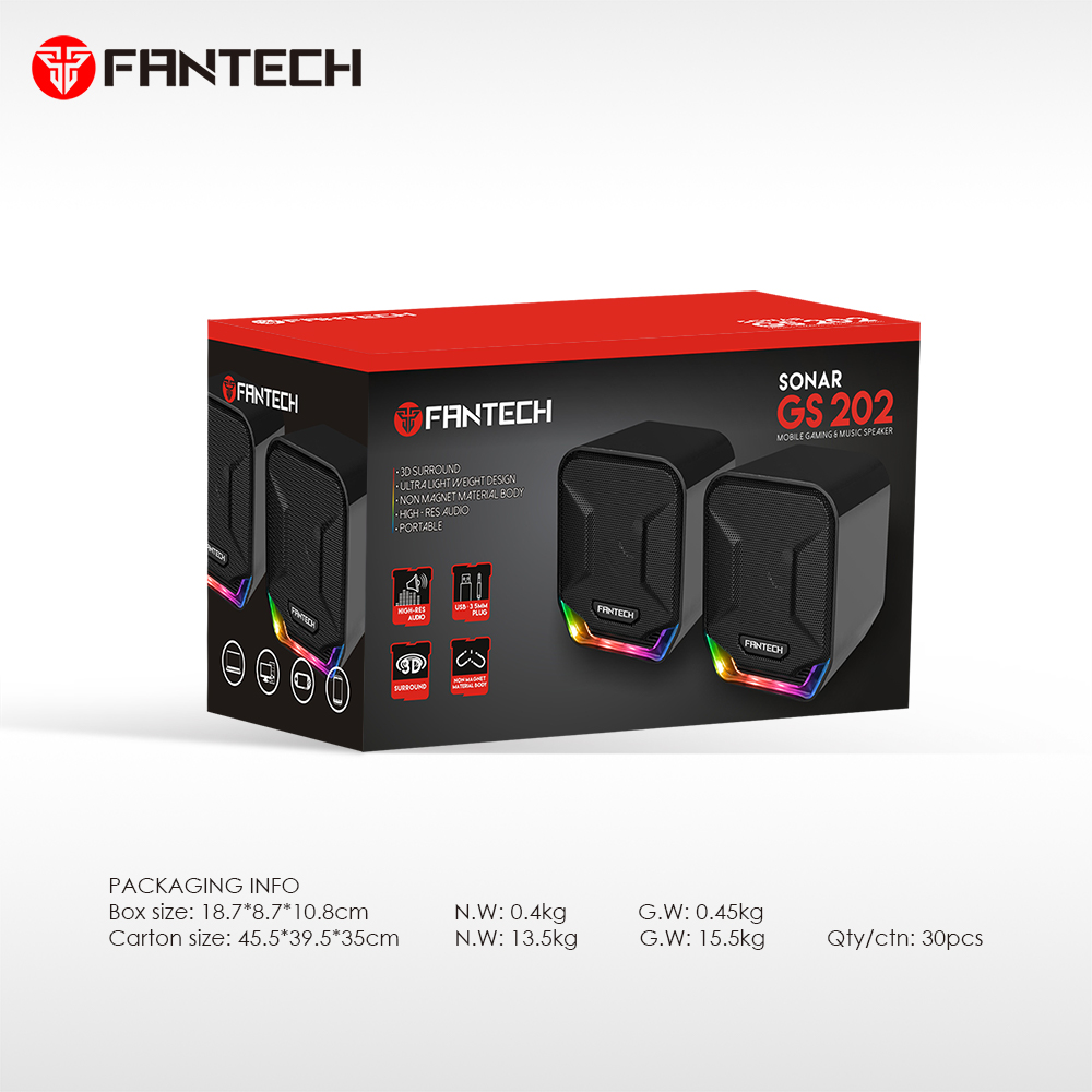 FANTECH GS202 SONAR Speakers - Image 6