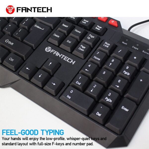 FANTECH K210 Multimedia Office Keyboard - Image 4