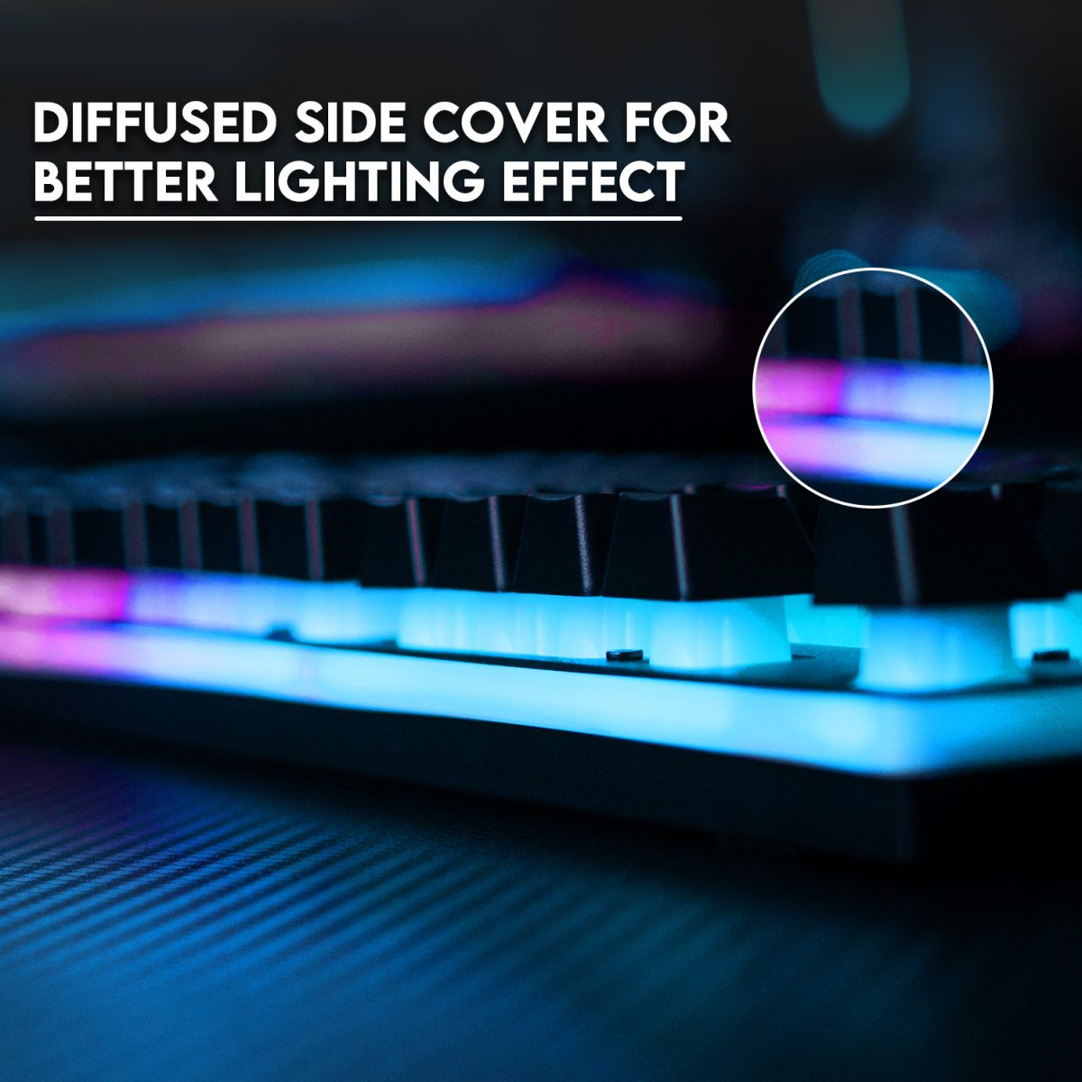 Fantech K614L Fighter III Zone Lighting RGB Gaming Keyboard - Image 6